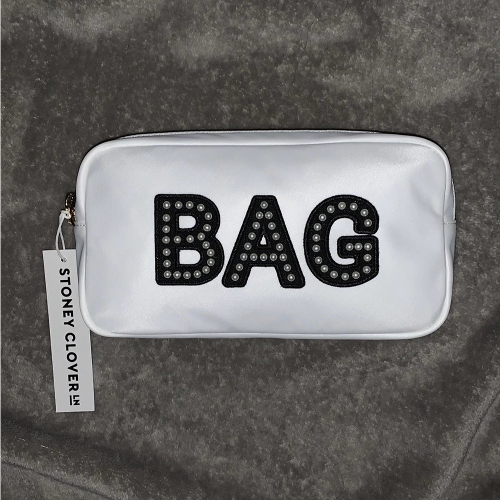 Stoney Clover Lane Classic Blanc small pouch + (BAG) patches
